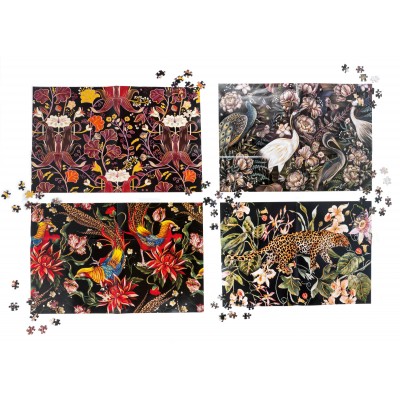 Professor-Puzzle-25260 4 Puzzles - Foliertes Laub