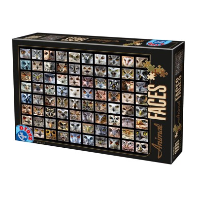 Puzzle Roovi-74331 Collage - Eulen