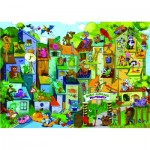 Puzzle  Roovi-79428 Robo Animals