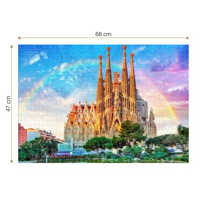 Puzzle Roovi-79862 Sagrada Familia, Barcelona, Spain