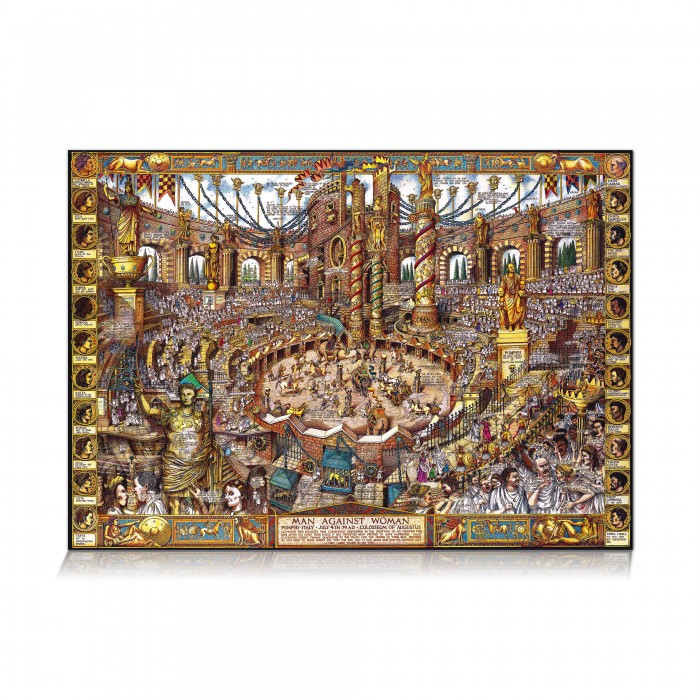 Puzzle Star-Puzzle-0981 Man Against Woman