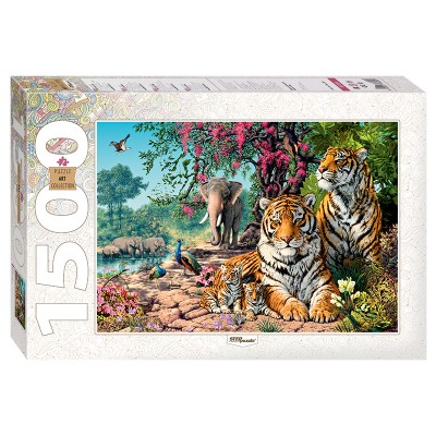 Puzzle Step-Puzzle-83054 Tigers