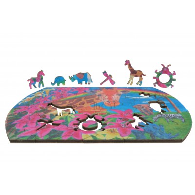 The-Wild-Puzzle-759818 Wooden Puzzle - A Beautiful Shelter