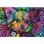   Holzpuzzle - Colorful Puppy