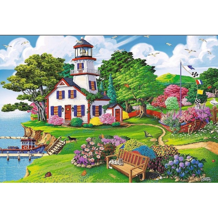  Trefl-20161 Holzpuzzle - Summer Haven