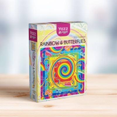 Puzzle Yazz-3803 Rainbow & Butterflies
